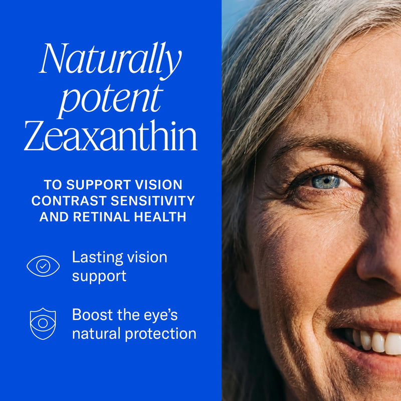 EyePromise Zeaxanthin Eye Health Supplements - 60 Softgels, 60-Day Supply | Eye Vitamins with 10 mg Zeaxanthin to Support Long-Term Vision Health (Packaging May Vary)