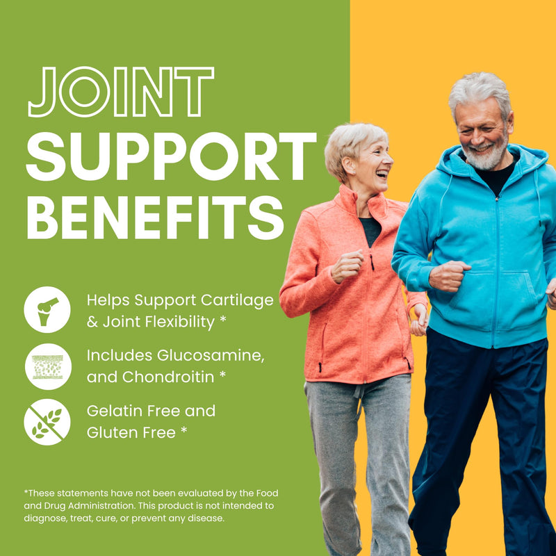 Zaytun Halal Joint Support with Turmeric + Glucosamine, Promotes Joint Health, Flexibility and Supports Mobility, 1 Month Supply, No Gluten, No Gelatin, Made in USA - Halal Vitamins