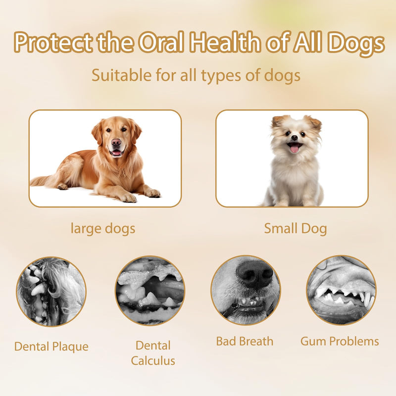 2 PCS PawBright Dental Plus,Natural, Odorless Flavorless Formula to Fight Tartar,Promote Healthy Gums & Freshen Breath,Easy Daily Use for all Pet