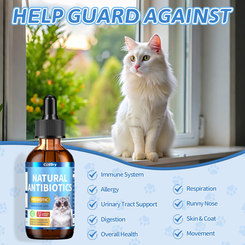 Cat Multivitamin, Crunchy & Creamy Cheese Chew Natural Antibiotics for Cats, Cat Antibiotics Nutritional