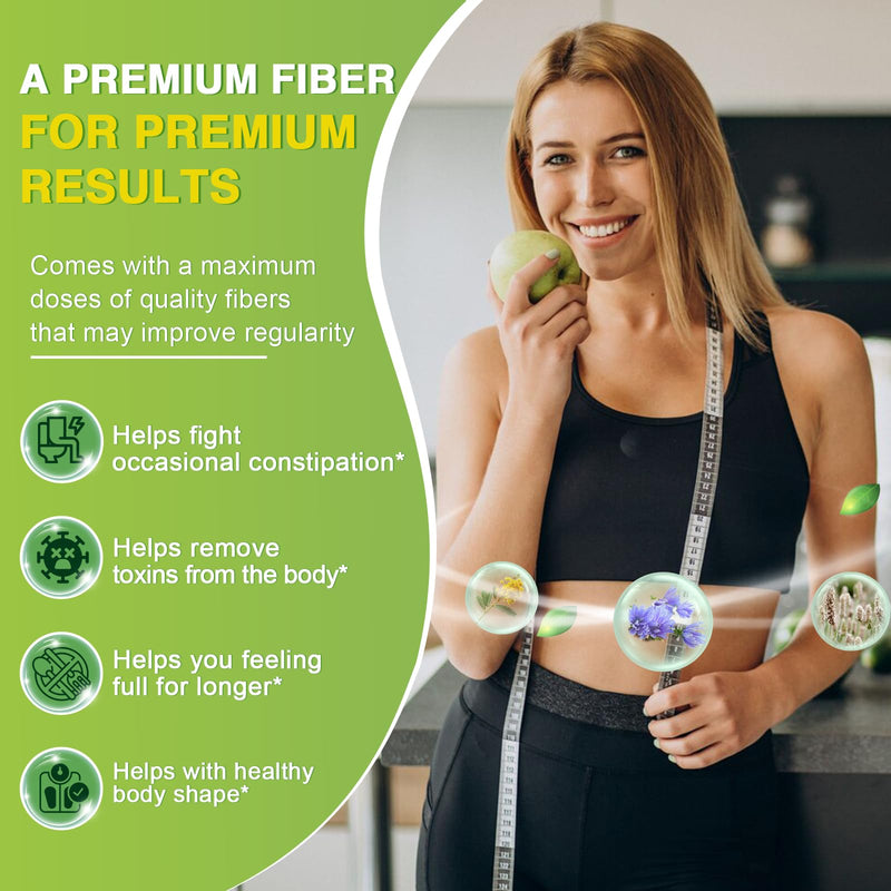 NATURE TARGET Prebiotic Fiber Supplement with Probiotic, 120 Vegan Capsules | Fiber Pills with 60 Billion Probiotics for Women & Men Digestive Health, Regularity, Supports Occasional Constipation 120 Count (Pack of 1)