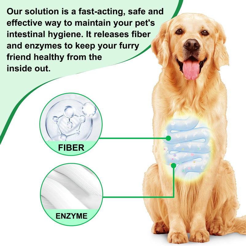 Dog Deworming Liquid, Natural Herbal Deworming Drops for Dogs, 100% Natural, Promotes Intestinal Health and Hygiene, Improves Digestion, Strengthens Immunity 60Ml - BeesActive Australia