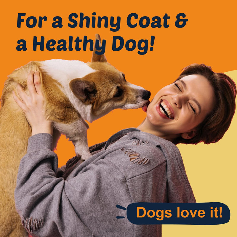 Omega 3 Fish Oil for Dogs, Salmon Oil for Dogs with EPA & DHA for Skin & Coat Health, Itch & Allergy Relief, Dog Shedding, Hot Spots Treatment, Joint Support, with Astaxanthin & Vitamin E 120