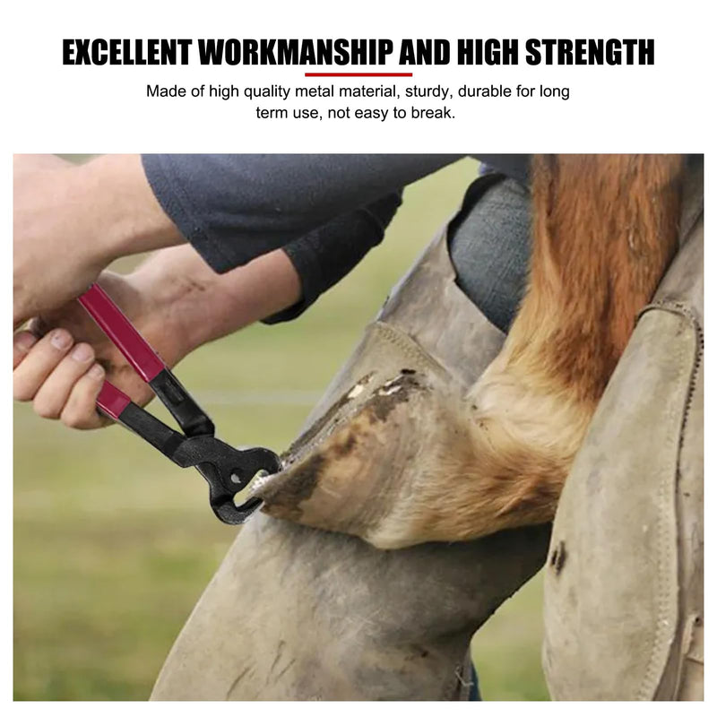 EVTSCAN Hoof Nipper Trimmer 14in Hoof Clippers Horseshoe Pliers Hoof Trimming Tools Horse Equipment Equestrian Supplies - BeesActive Australia