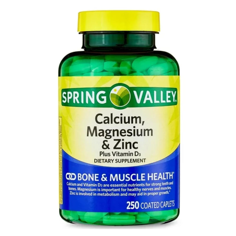 Calcium Magnesium Zinc with Vitamin D3 | Calcium Supplement | Calcium Magnesium Zinc | Calcium 600 mg with vitamin D3 | Calcium Magnesium Supplement + STS Sticker.