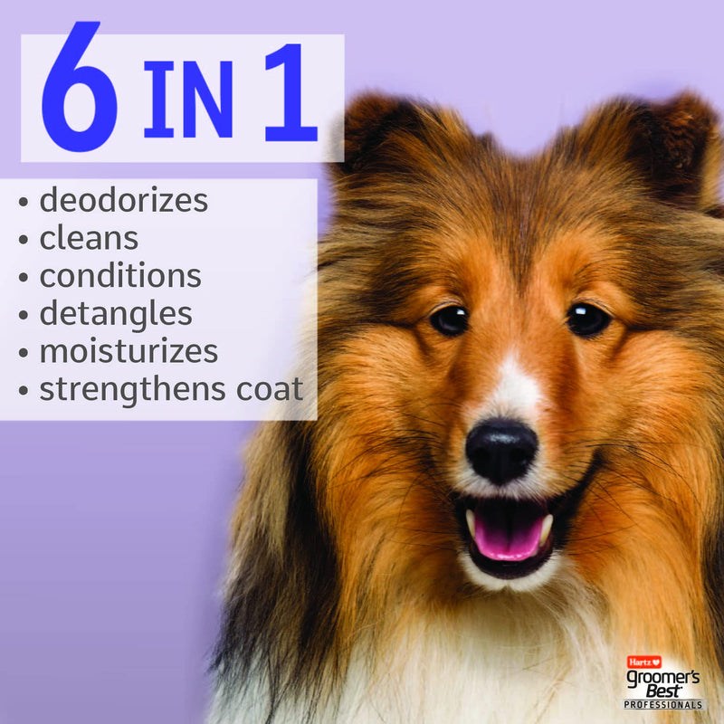 Hartz Groomer's Best Professionals 6-in-1 Dog Shampoo and Conditioner in One, 18 oz - BeesActive Australia