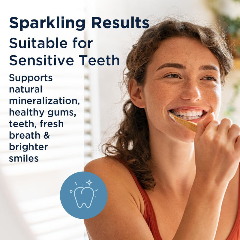Designs for Health PerioBiotic Silver Hydroxyapatite Toothpaste - Fluoride Free Toothpaste with Oral Probiotics with Whitening Hydroxyapatite - Supports Gum Health & Remineralization (3 Pack, 4oz) Spearmint 4 Ounce (Pack of 3)