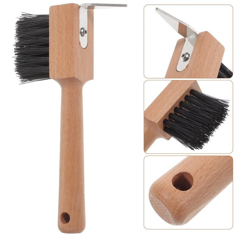 balacoo Horse Hoof Pick Brush: Horseshoe Hook Toddler Brush Nail Tools Hoof Groove Cleaner Scraper Horseshoe Trimmer Goat Brush for Horses - BeesActive Australia