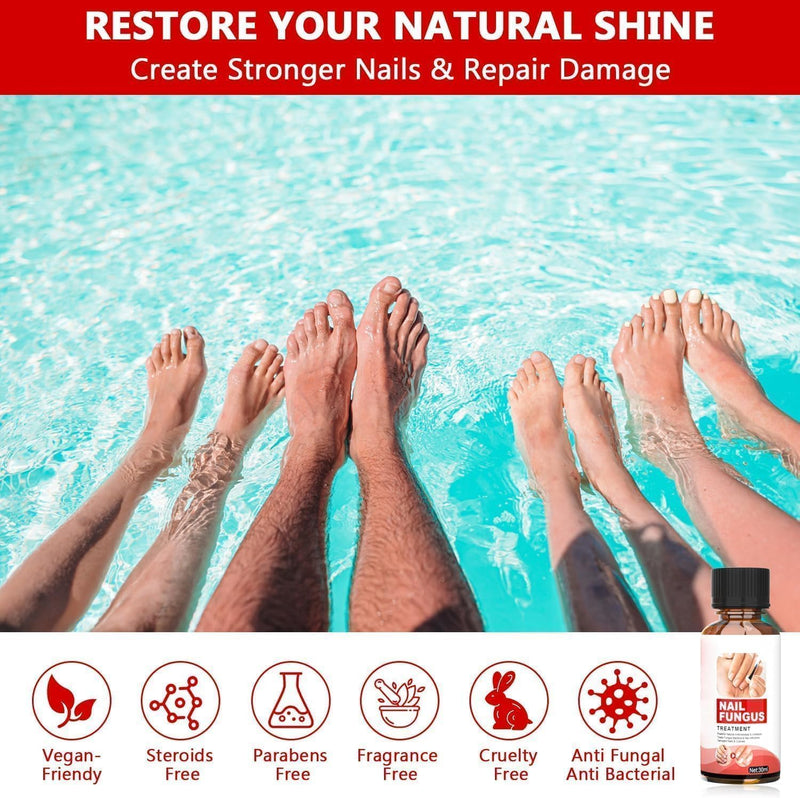 Toenail Fungus Treatment Extra Strength, Nail Fungus Treatment for Toenail, Natural Plant Extracts Toe Nail Fungus Treatments for Athletes Foot 10 Fl Oz (Pack of 1) - BeesActive Australia