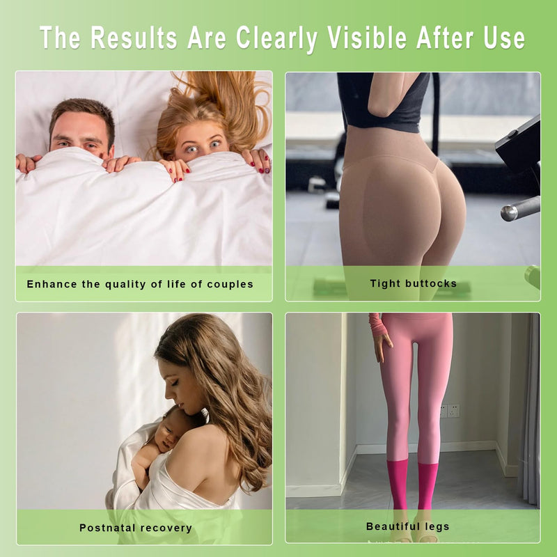 Kegel Exerciser,Pelvic Floor Muscle Traine,Kegel Trainer for Postpartum Rehabilitation,Inner Thigh Exerciser Specially Designed for Women Green