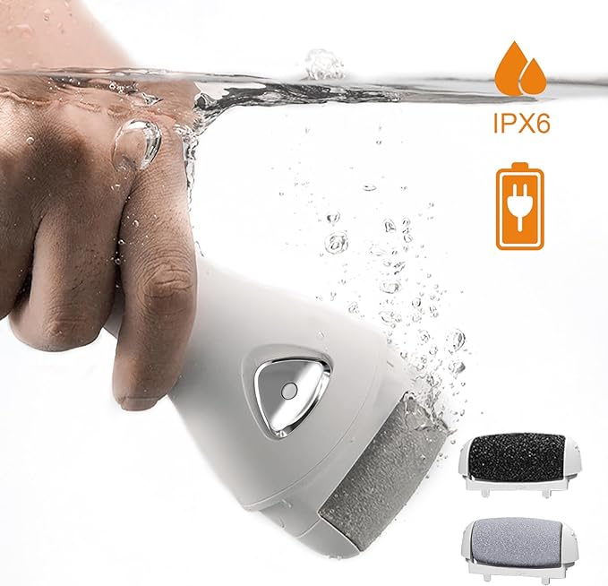 Electric Exfoliating Remover, USB Rechargeable, LED Light, Powerful Power, Exfoliating File, Hard Skin Remover, Electric Exfoliating Roller, Exfoliating Heels - BeesActive Australia