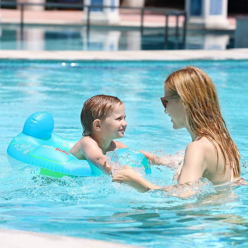 Swimbobo Baby Swimming Pool Float Inflatable Toddler Swim Pool Seat Floating Ring for Kids Aged 2-4 Years Old (Blue,Large) - BeesActive Australia