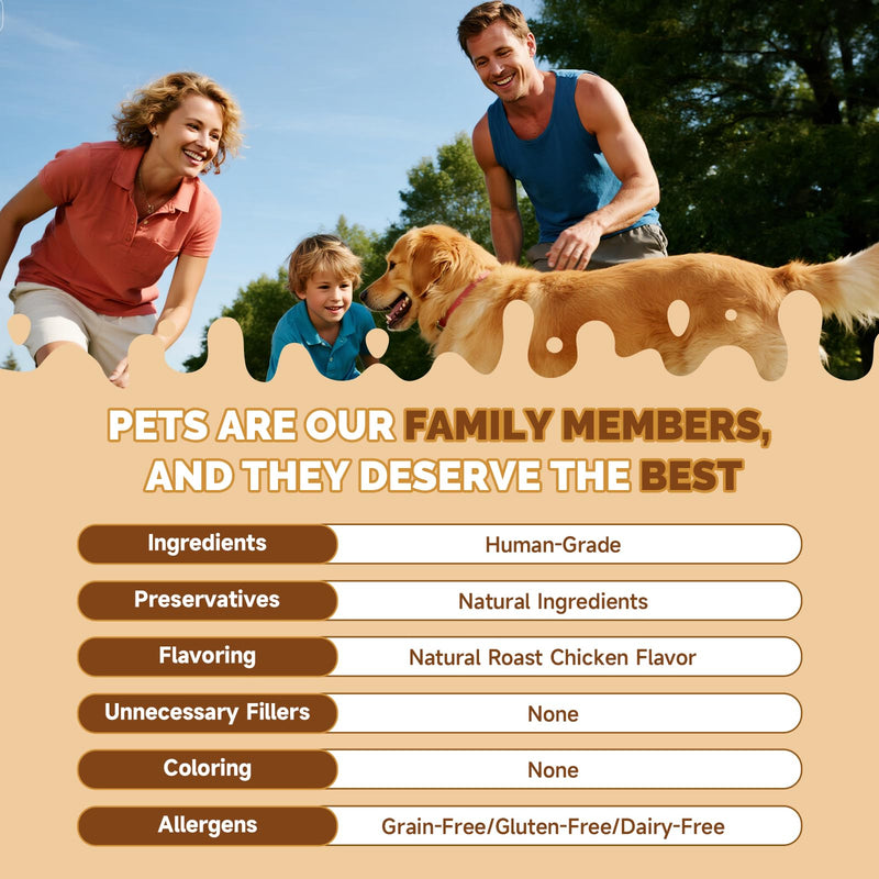 Mushrooms for Dogs - Turkey Tail Mushroom for Dogs - Gut, Skin, Joint, Immune Health- Dog Lumps & Bumps - 13 Organic Mushrooms Turkey Tail, Reishi, Lions Mane, Glucosamine, MSM - Chicken Flavor 1 Pack