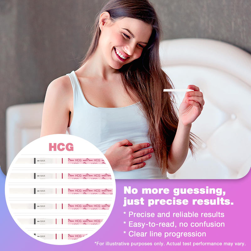 Easy@Home Ovulation & Pregnancy Test Strips Kit: 25 Ovulation Strips and 10 Pregnancy Tests – Accurate Fertility Tracker OPK | 25LH + 10HCG 35 Piece Set - BeesActive Australia