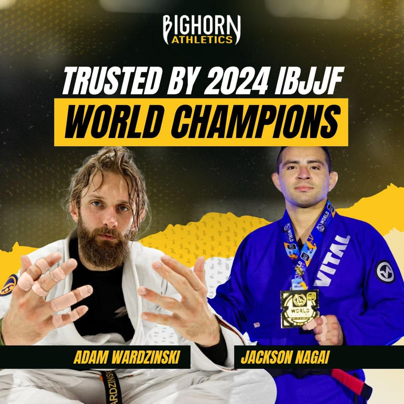 Bighorn Athletics Jiu Jitsu Finger Tape, Rock Climbing Tape | Multipurpose for Sports & Injuries: MMA, Volleyball, Football, Basketball, Tennis, Golf, Hands & Toes, 0.5-Inch x 45-feet, 8-Rolls, Nude - BeesActive Australia