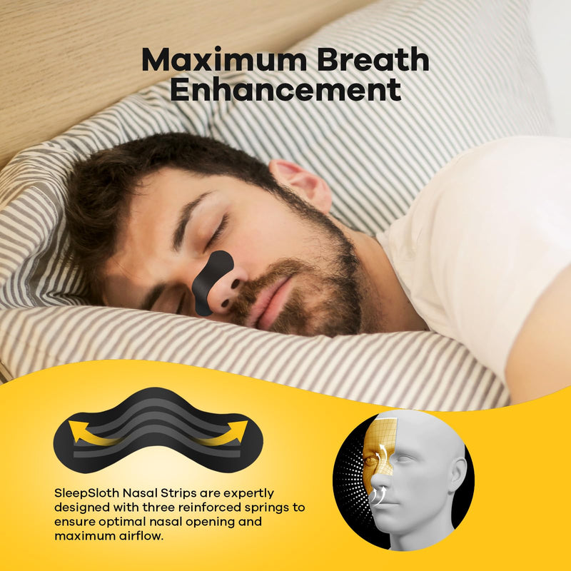 Nasal Strips (36 Strips), Nasal Strips for Breathing, Nasal Strips for Sensitive Skin, Congestion Relief Caused by Colds & Allergies, Universal Fit, Extra Strength, Black