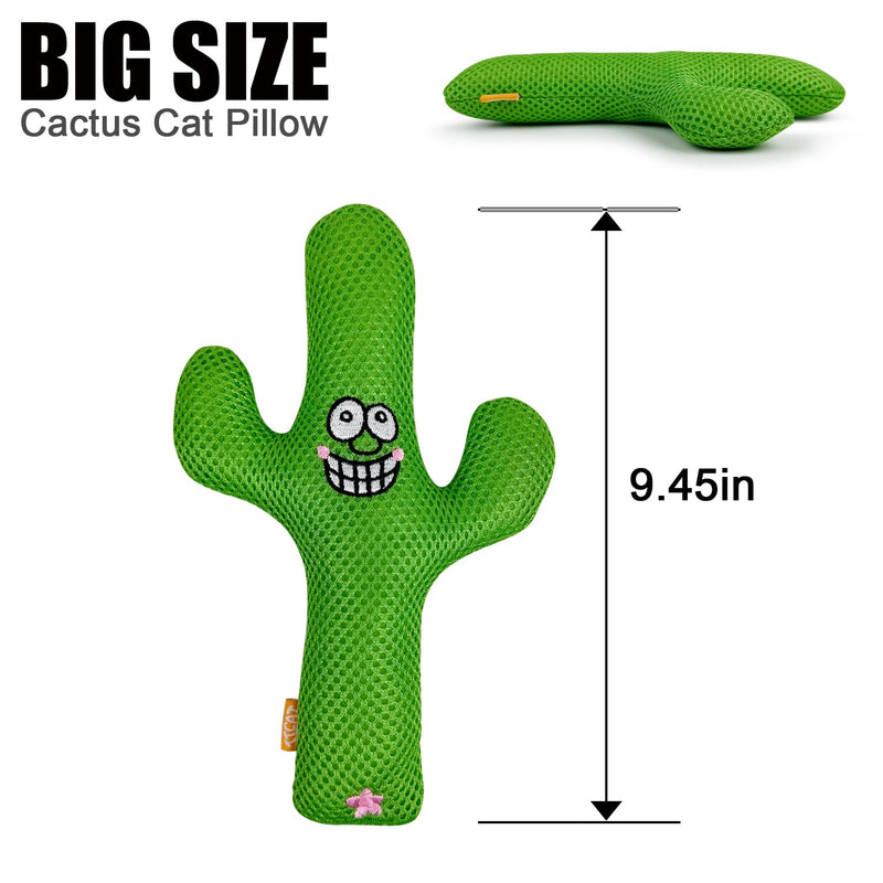 Catnip Silvervine Matatabi Pillow for Cats & Kittens,Large Cat Cactus Toy Cat Kicker Toy Cat Chew Toy for Indoor Cats. - BeesActive Australia
