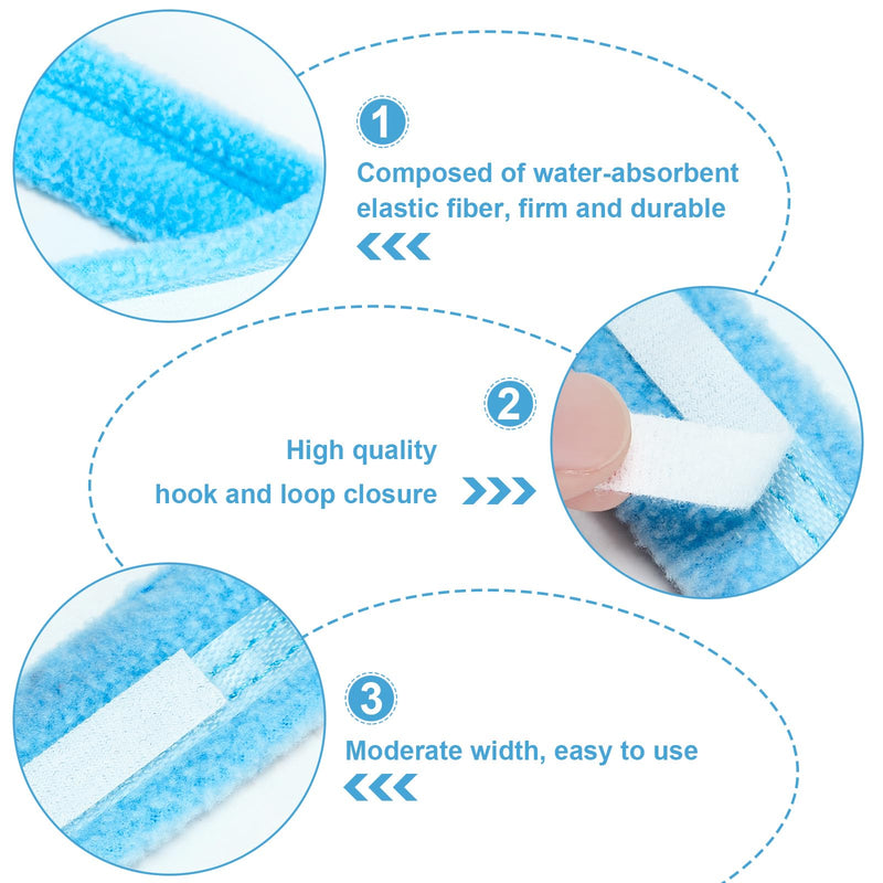 Sosation 15 Pcs Tracheostomy Tube Holder Adjustable Tracheostomy Supplies Tube Holder Soft Reusable Tracheostomy Care Kits for Men and Women, One Size Fits Most People