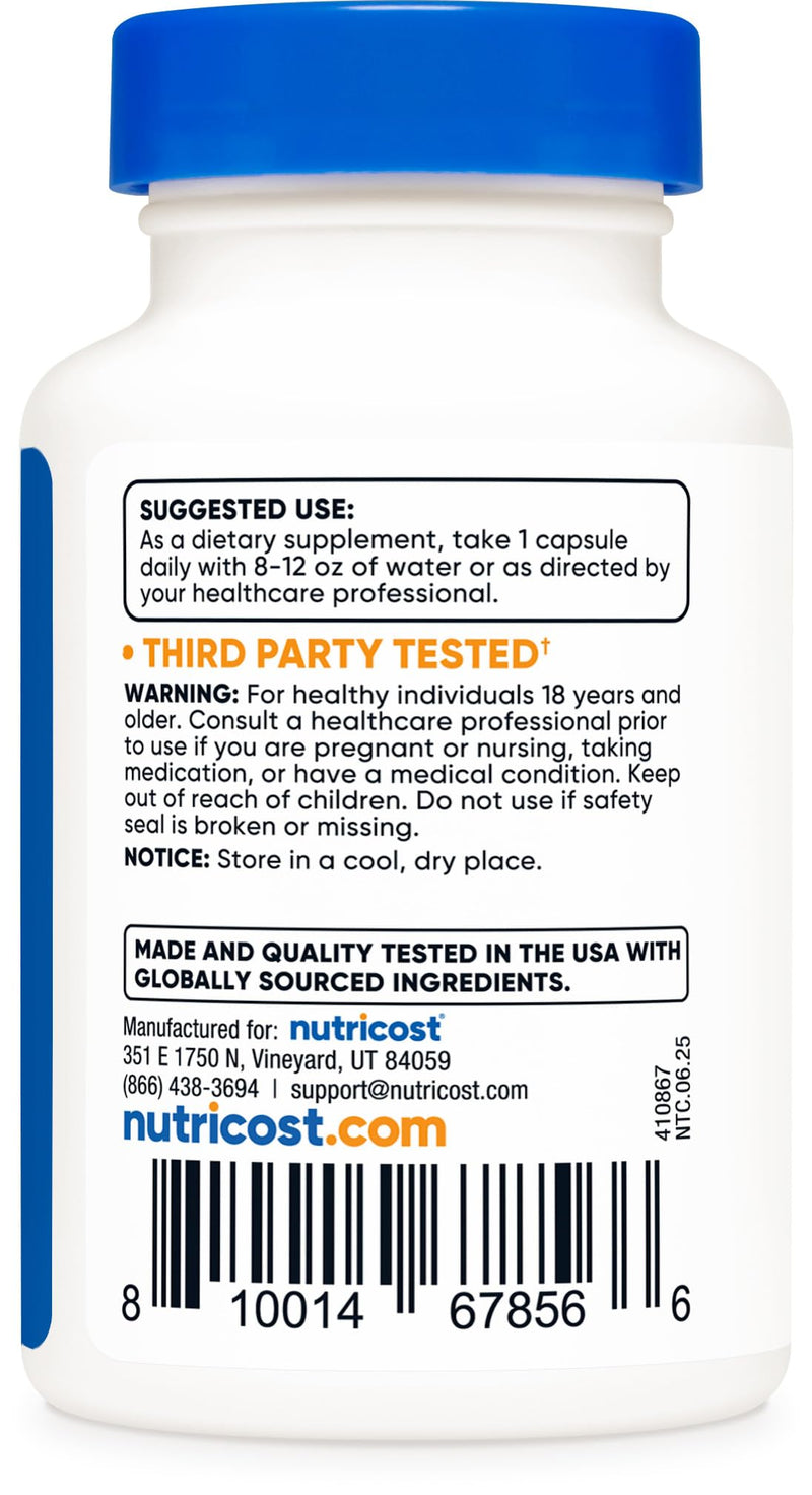 Nutricost Fisetin Capsules 100mg, 60 Caps, Natural Polyphenol Antioxidant | Gluten-Free, Vegan Friendly, GMO-Free Supplement 60 Count (Pack of 1)
