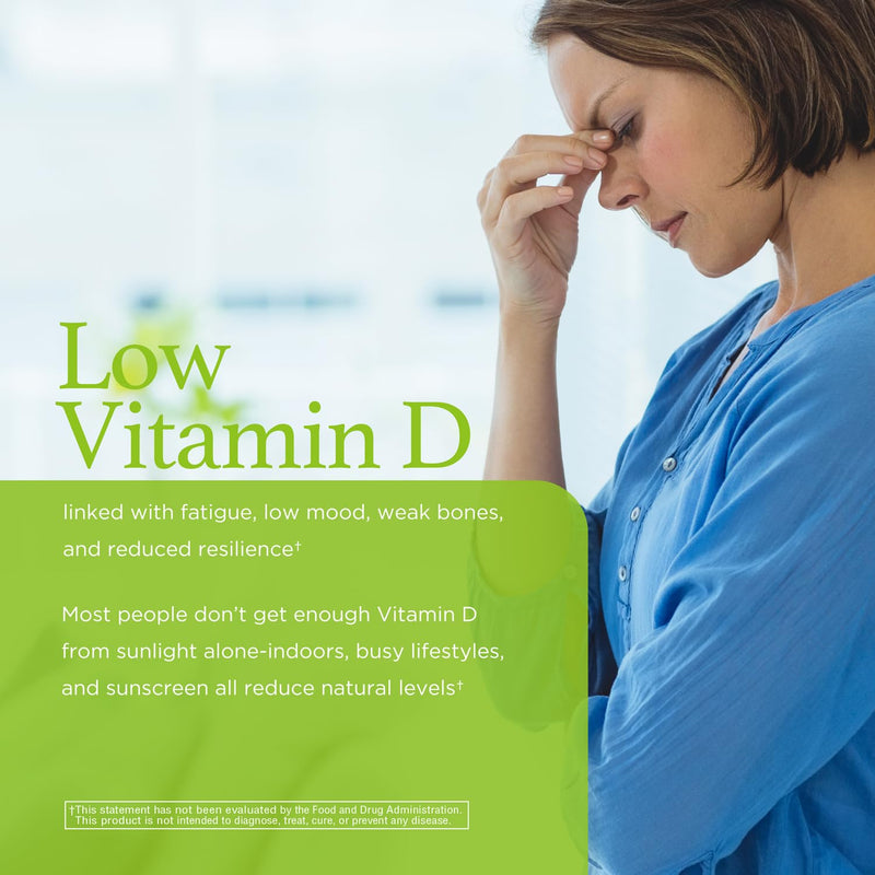 High Potency Vitamin D3 5000 IU – Boost Immune, Support Bone & Teeth, Easy to Swallow 120 Veg Capsules 1 Count (Pack of 120)