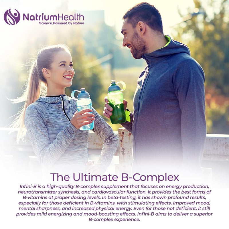 Nootropics Depot Infini-B Advanced B-Complex | Optimal Absorption & Bio-Availability | Enhanced Cognitive & Metabolic Support | 120 Capsules 120 Count (Pack of 1)