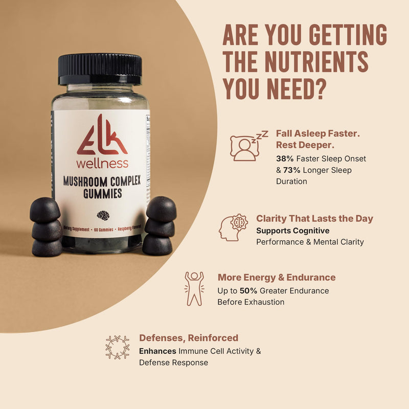 10-in-1 Mushroom Gummies - Lions Mane - Raspberry 60ct | Cordyceps Reishi Lion’s Mane 10-in-1 Blend, Immune Support, Focus & Memory, Energy & Endurance, Antioxidants, Vegan Non-GMO