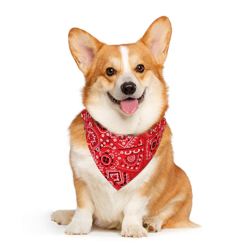 6Pcs Dog Bandana Collar Scarf, Cute Cat Tie Collar Adjustable Pet Bandana Collars for Cats Kittens Puppy Small Dogs, Multicolor - BeesActive Australia