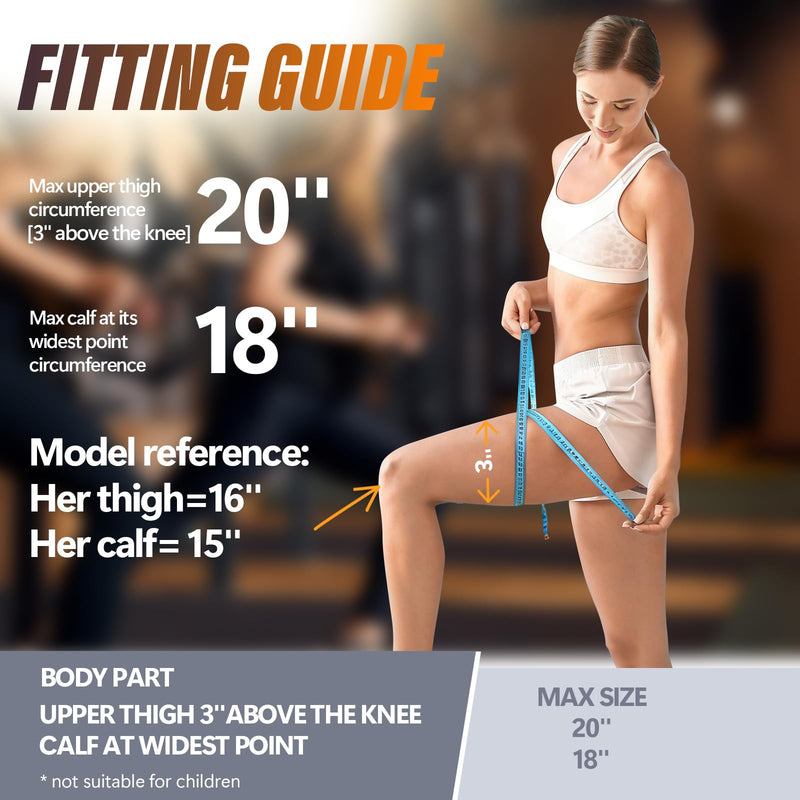 Knee Braces for Knee Pain Relief, Adjustable Knee Brace for Women & Men, Meniscus Tear Support with Dual Side Stabilizers, Knee Compression Sleeve, Wraparound Anti-Pilling Design (Fits 16-20")