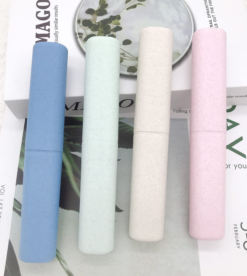 4 Pack Toothbrush Travel Case, Portable Breathable Toothbrush Holder for Travel Business Camping School Toothbrush Case - BeesActive Australia