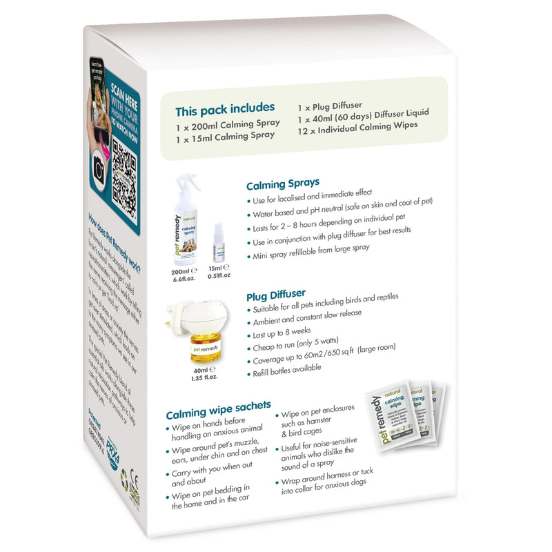 Pet Remedy Natural De-stress & Calming Kit