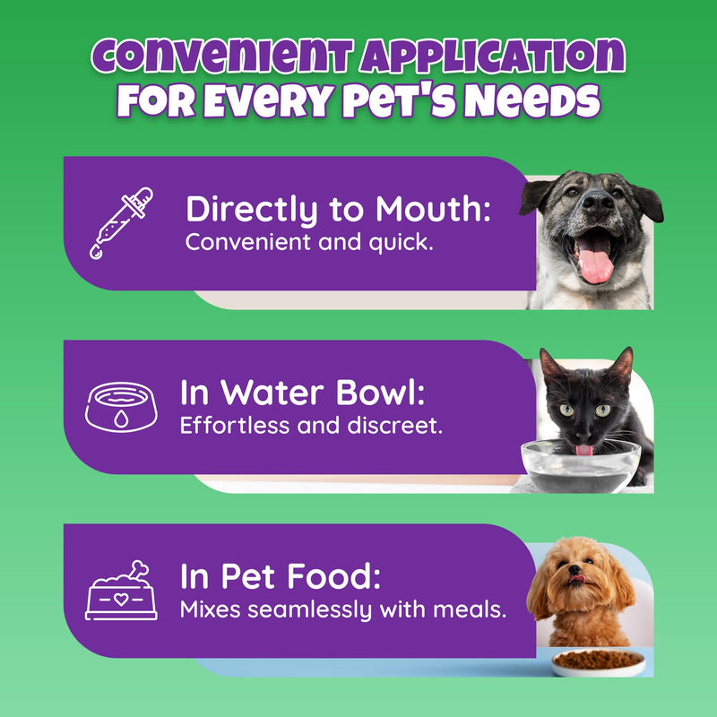 Natural Dog & Cat UTI Treatment with Cranberry & D-Mannose, Bladder, Kidney, Incontinence Support, Healthy Urinary Tract for Dogs, Best Cat Urinary Tract Infection Treatment, Easy-to-Use Drops, 2 oz 2 FL OZ