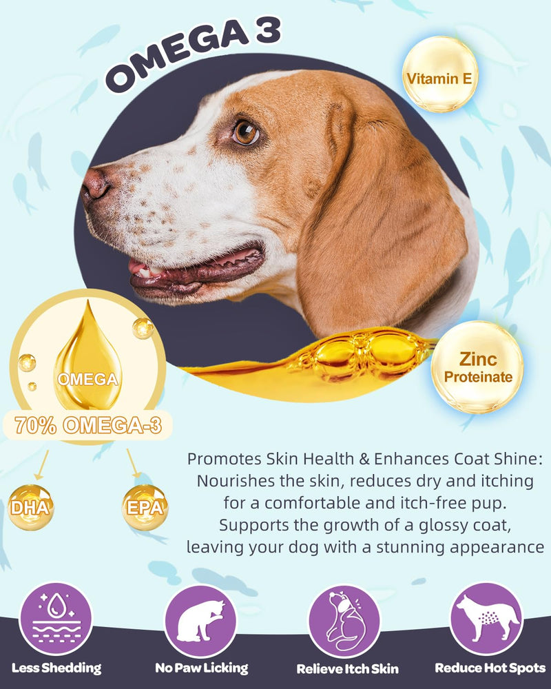 Probiotics for Dogs 180 Chews with Salmon Probiotics for Dogs