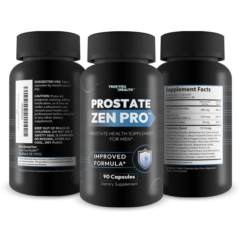 Prostate Zen Pro - Improved Formula - Our Best Prostate Health Supplement for Men - Our Best Prostate Support Supplement for Men’s Health - Natural Prostate Genix ProstaZen