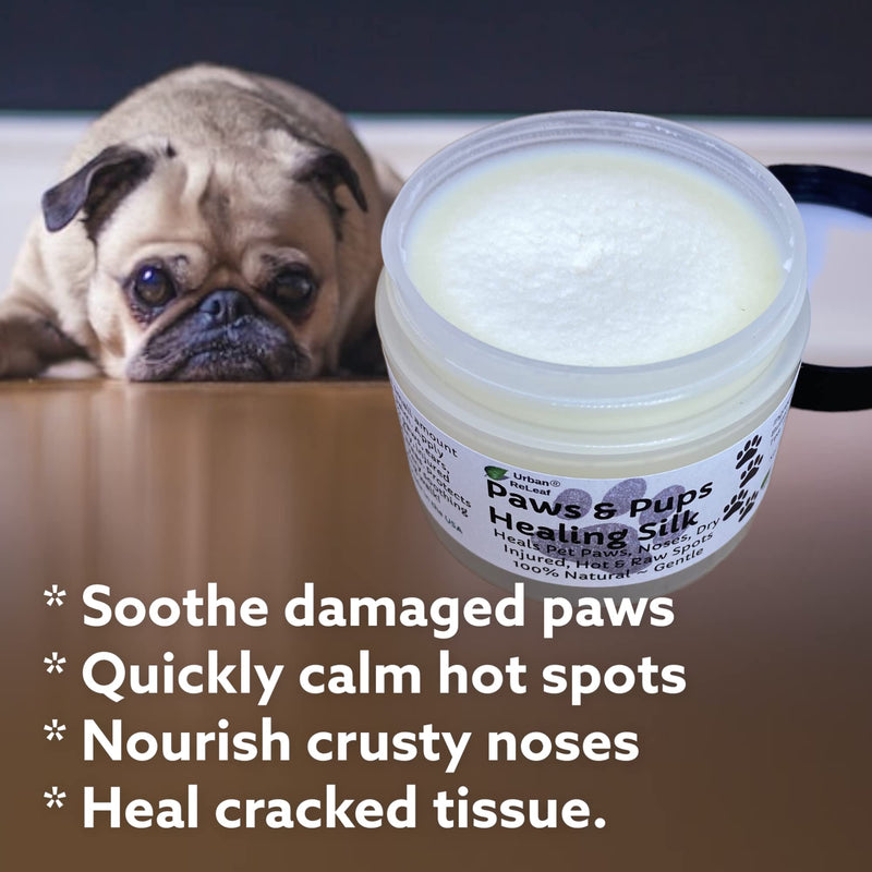 Urban ReLeaf Paws & Pups Silk Dog Salve 2 Ounce (Pack of 1)