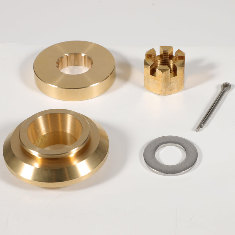 6E5-45987-01 Outboard Upgrade Propeller Installation Hardware Tools Kit Fits for Yamaha Outboard 150-300 HP, Includes Thrust Washer, Spacer, Washer, Nut and Cotter Pin - BeesActive Australia