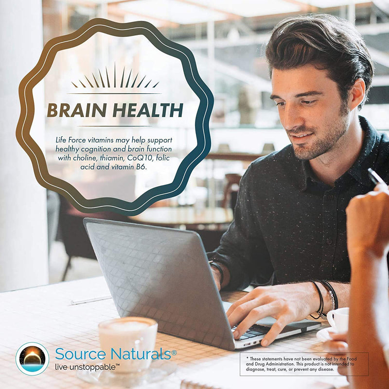 Source Naturals Life Force Multiple -120 Tablets | No Iron Bio-Aligned Formula® - Delivering 40+ Ingredients for Foundational Nutrition