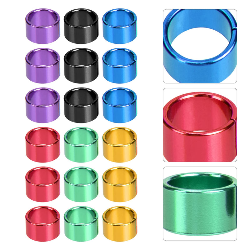 YARNOW 18 Pcs Chicken Leg Bands Metal Pigeon Rings Poultry Leg Bands for Pigeon Doves Chicks Bantam Quail Lovebirds (Random Color) - PawsPlanet Australia