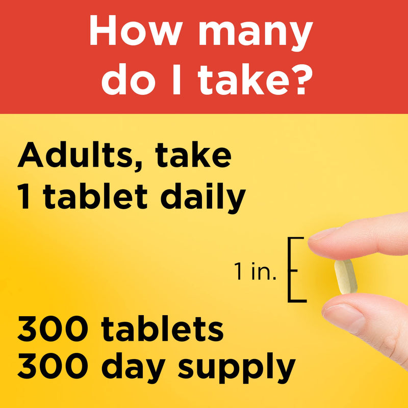 Nature Made Extra Strength Vitamin C 1000 mg, Dietary Supplement for Immune Support, 300 Tablets, 300 Day Supply 300 Count (Pack of 1) - BeesActive Australia