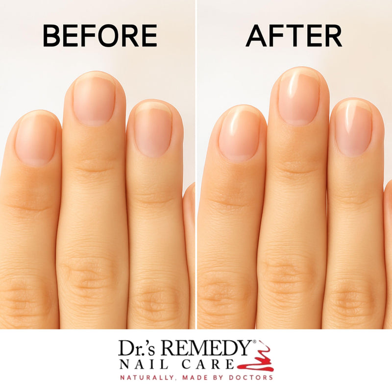 Dr.'s Remedy Total Two-In-One Base And Top Coat Nail Polish Clear Glaze Organic Nail Polishes Quick Dry, Clear Combination Base & Top Coats, 0.5 Fl Oz - BeesActive Australia