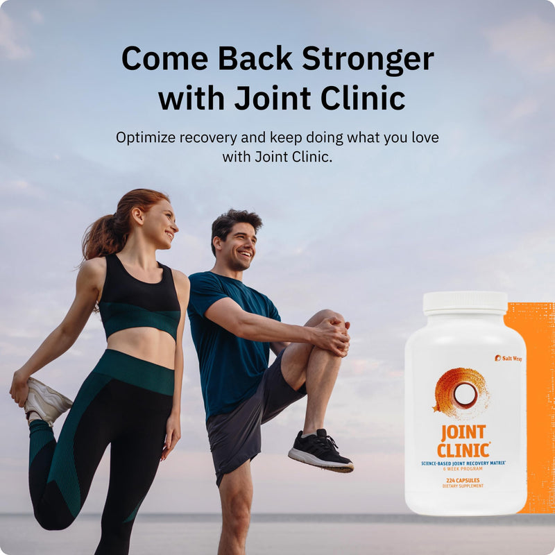 SaltWrap Joint Clinic Multivitamin, Type II Collagen, 224 Caps Made in USA, C3 Turmeric with Cissus and Hyaluronic Acid to Reduce Oxidative Stress and Support Healthy Inflammation Response | Made in USA, C3 Turmeric with Cissus and Hyaluronic Acid to R...