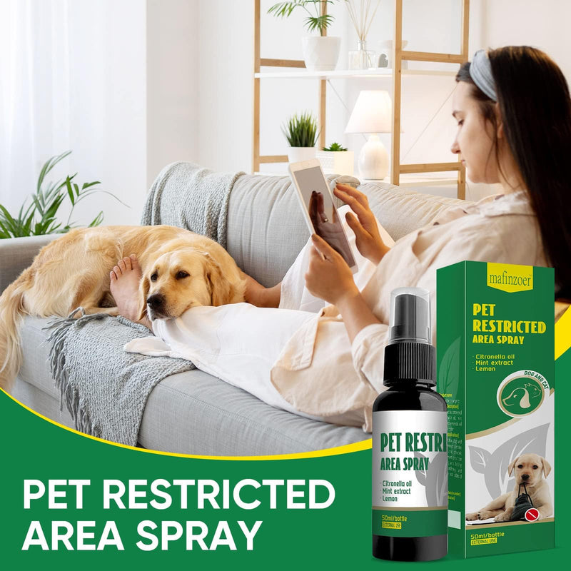 Bitter Spray for Dogs to Stop Chewing, Safe No Chew Spray for Dogs to Easily Prevent Licking, Marking, Chewing, Stay Away from Restricted Areas, 1.72Fl Oz - BeesActive Australia