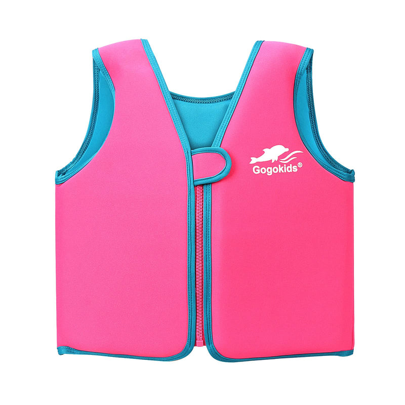 Vine Kids Swim Vest Toddler Learn to Swim Floatation Jackets Training Vest for Boys Girls Pink 3-5 Years - BeesActive Australia