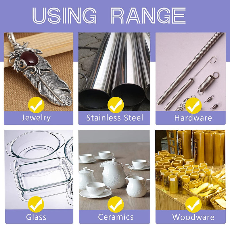 4” Buffing Wheel with Polishing Compound and 1/4” Shaft Drill Adapter Set, 8 Pcs Polishing Tool Kit, Bench Grinder