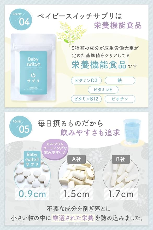 Linkal Babyswitch (Babyswitch) Fertility supplement for boys Contains 400μg of calcium phosphate and folic acid [Food with nutritional function] - BeesActive Australia