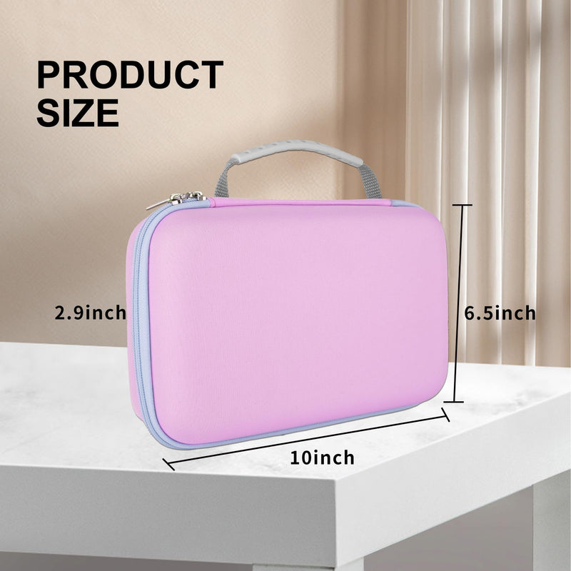 SMYV Water Flosser Travel Case, Portable Dental Oral Irrigator Travel Organizer, Hard Eva Storage Bag for Flosser, Electric Toothbrush, Toothpaset and Irrigator Accessories (Case Only) - Pink - BeesActive Australia