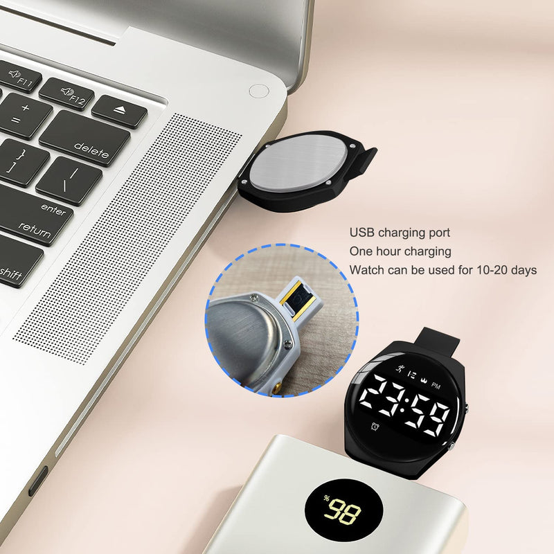 BEN NEVIS Kids Watch, Digital Watch for Boys Girls, Sport Watch with Fitness Tracker, Alarm Clock, Stopwatch, No App and Waterproof, Watch for Kids Ages 5-12 008-Black-F