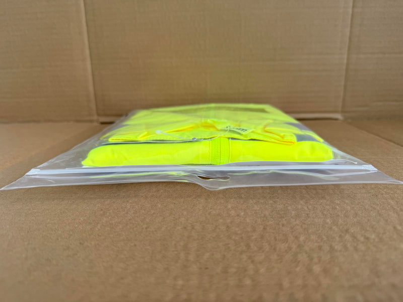 Salzmann High Visibility Cycling Vest | Reflective Cycling Gilet | Made with 3M Scotchlite Large Yellow