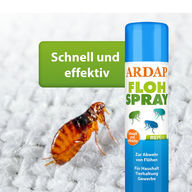 ARDAP Repell Flea Spray for Apartments and Furniture 400ml - Alternative to ARDAP Fogger against Fleas / Flea Fogger - Flea Treatment for Apartments - Ambient Spray for Fleas - Works Quickly & Effectively (PT19) - BeesActive Australia