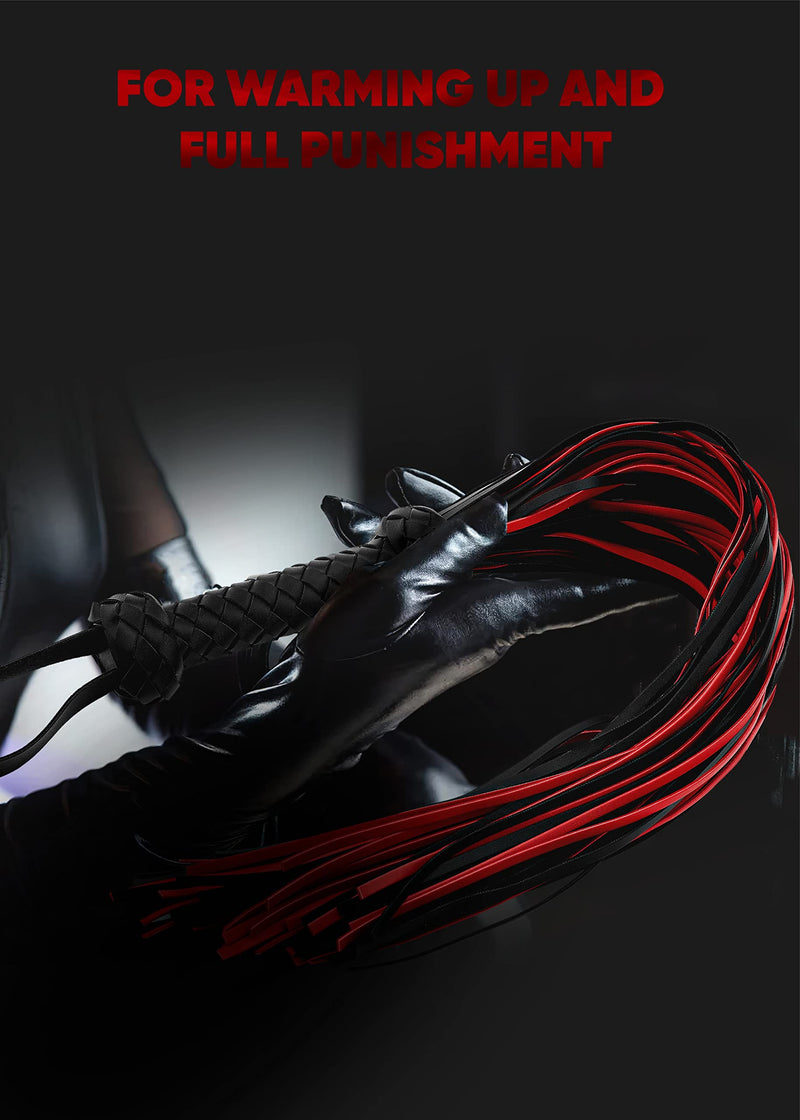 Whips Sex Flogger 30'' Paddle BDSM Adults Games Sex Paddle for Couples BDSM Whip Adults Sex Toys SM Flogger Spanking Sex - BeesActive Australia