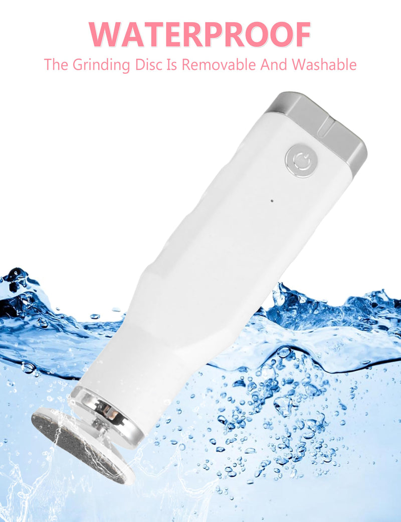 Electric Foot Callus Remover, Dioche 650 RPM Electric Foot File, Adjustable Speed, USB Charging, Removable and Washable, with 60pcs Replacement Sandpaper Disk, for Dead Cracked Hard Skin Calluses - BeesActive Australia